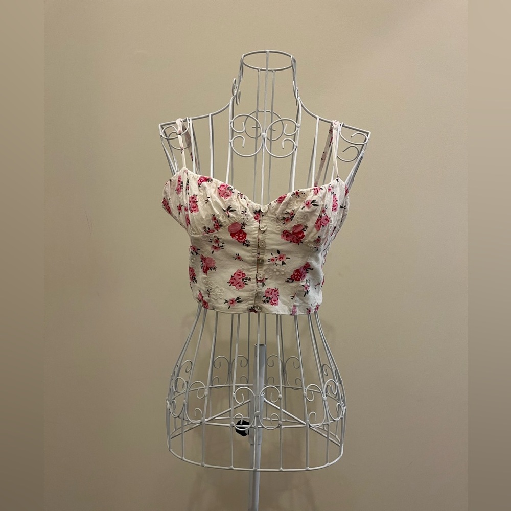 Zara top; Size small; Floral pattern